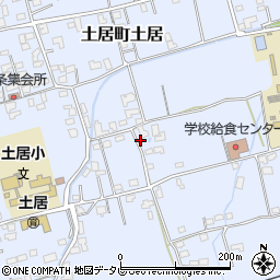 愛媛県四国中央市土居町土居周辺の地図