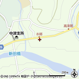 和歌山県日高郡日高川町高津尾144-1周辺の地図