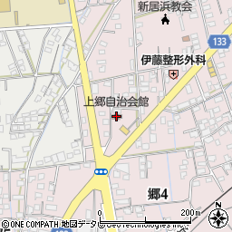 上郷自治会館周辺の地図