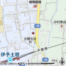 愛媛県四国中央市土居町土居221周辺の地図