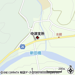 和歌山県日高郡日高川町高津尾29周辺の地図