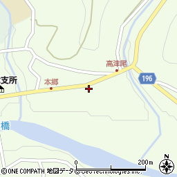 和歌山県日高郡日高川町高津尾167-5周辺の地図