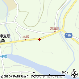 和歌山県日高郡日高川町高津尾167-3周辺の地図