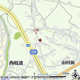 山口県宇部市西岐波山村前2712周辺の地図