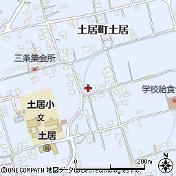 愛媛県四国中央市土居町土居499周辺の地図