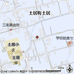 愛媛県四国中央市土居町土居498周辺の地図