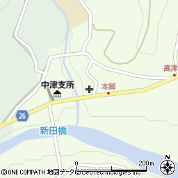 和歌山県日高郡日高川町高津尾141-4周辺の地図