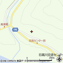 和歌山県日高郡日高川町高津尾1687周辺の地図