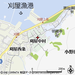 山口県山陽小野田市刈屋中村1946周辺の地図