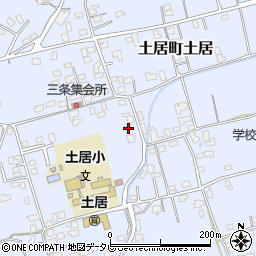 愛媛県四国中央市土居町土居1599周辺の地図