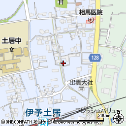 愛媛県四国中央市土居町土居211周辺の地図