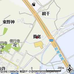 徳島県阿南市那賀川町今津浦養老周辺の地図