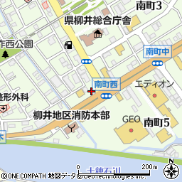 眼鏡市場柳井店周辺の地図