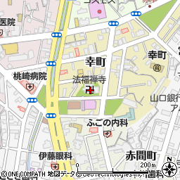 法福禅寺周辺の地図