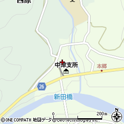 和歌山県日高郡日高川町高津尾27周辺の地図