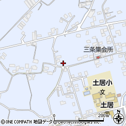 愛媛県四国中央市土居町土居2147周辺の地図