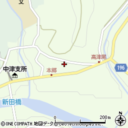 和歌山県日高郡日高川町高津尾155-1周辺の地図