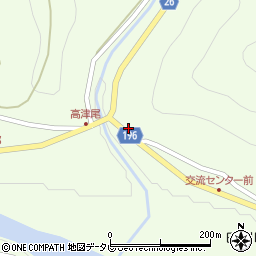 和歌山県日高郡日高川町高津尾1400-3周辺の地図