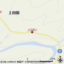 上田原口周辺の地図