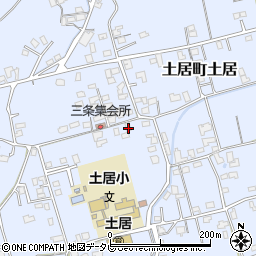 愛媛県四国中央市土居町土居1588周辺の地図