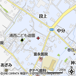 徳島県阿南市羽ノ浦町中庄段上周辺の地図