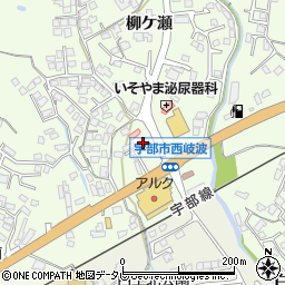 山口県宇部市西岐波山村前1554周辺の地図