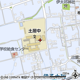 愛媛県四国中央市土居町土居363周辺の地図
