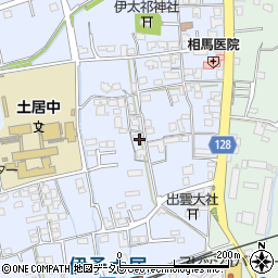 愛媛県四国中央市土居町土居199周辺の地図