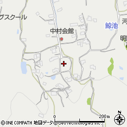 山口県柳井市余田中村周辺の地図