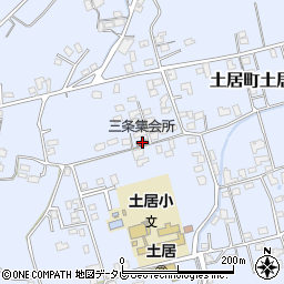 愛媛県四国中央市土居町土居2082周辺の地図