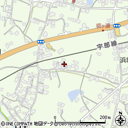 山口県宇部市西岐波吉田1286周辺の地図