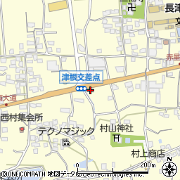 長津郵便局周辺の地図