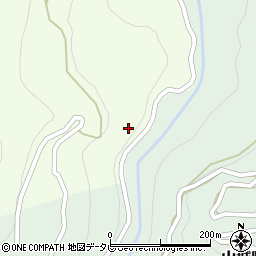 徳島県三好市山城町八千坊718周辺の地図