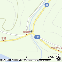 和歌山県日高郡日高川町高津尾617-1周辺の地図