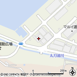 福岡県北九州市門司区太刀浦海岸60-5周辺の地図
