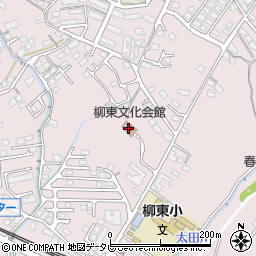 柳東文化会館周辺の地図