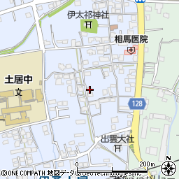 愛媛県四国中央市土居町土居213周辺の地図