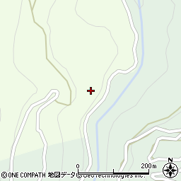 徳島県三好市山城町八千坊699周辺の地図