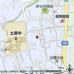 愛媛県四国中央市土居町土居334周辺の地図