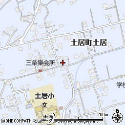 愛媛県四国中央市土居町土居1609周辺の地図