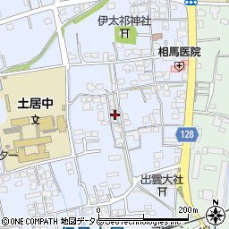 愛媛県四国中央市土居町土居332周辺の地図