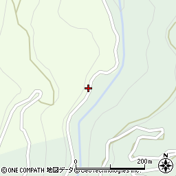 徳島県三好市山城町八千坊701周辺の地図