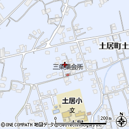 愛媛県四国中央市土居町土居2080周辺の地図