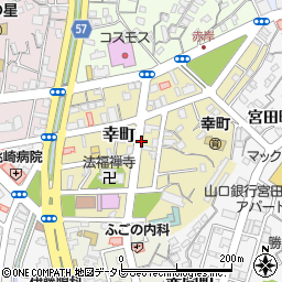 山口県下関市幸町周辺の地図