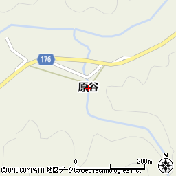 和歌山県日高町（日高郡）原谷周辺の地図