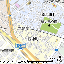 株式会社ハツタ山口宇部営業所周辺の地図