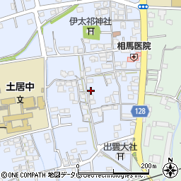 愛媛県四国中央市土居町土居212周辺の地図