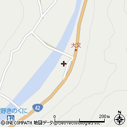 三重県熊野市飛鳥町大又123周辺の地図