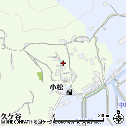 徳島県小松島市櫛渕町小松周辺の地図