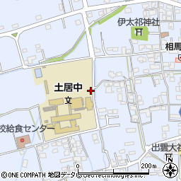 愛媛県四国中央市土居町土居350周辺の地図